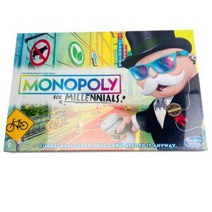 Monopoly for Millennials Board Game Hasbro New Sealed